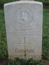 Dar Es Salaam War Cemetery - Merckel, R